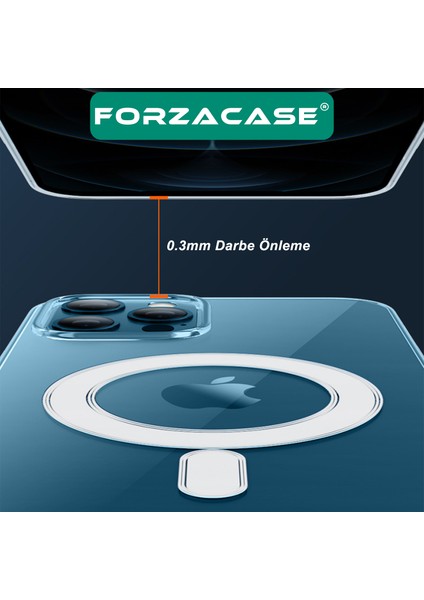 iPhone 14 Pro Max ile Manyetik Kablosuz Şarj Özellikli Sert Tpu Kılıf - FC022