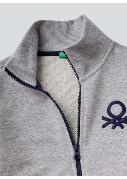 Erkek Çocuk Gri Melanj Sweatshırt 3J68C501B 501 fiyatları