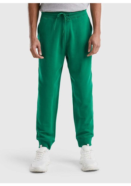 Yüksek Bel Normal Yeşil Erkek Eşofman Altı 123P3J68UF00K