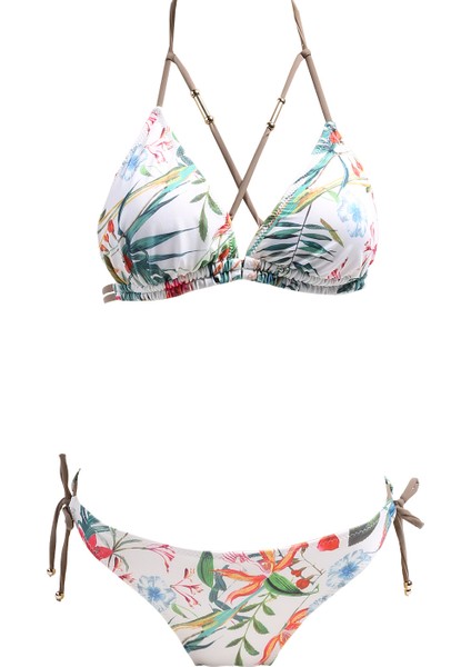 Çok Renkli Kadın Bikini Takım 040.6049.DES