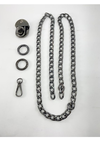 Aladepo Çevirmeli Kilit Çanta Aksesuar Seti