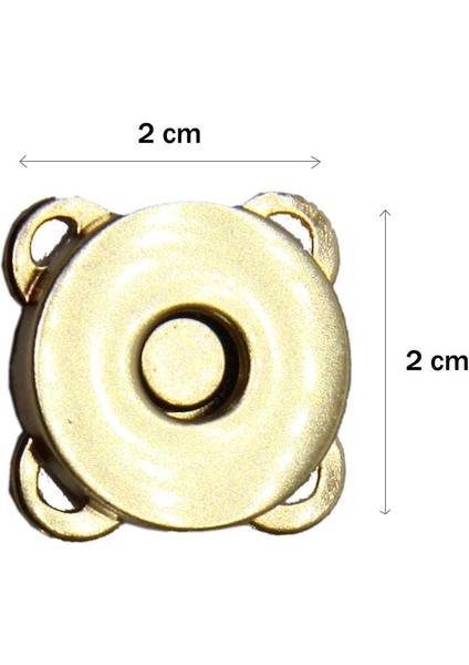 Aladepo Mıknatıslı Çıtçıt Dikilebilir 2cm (2 Adet) fiyatları