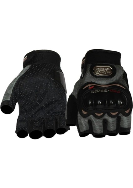 Formula x Probiker Yarım Parmak Eldiven Bisiklet Motosiklet Pro-Biker Mavi-L (Large)