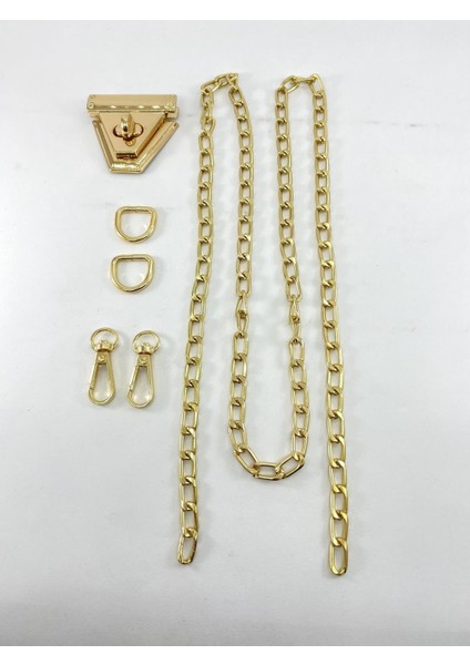 Aladepo Üçgen Çevirmeli Çanta Aksesuar Seti