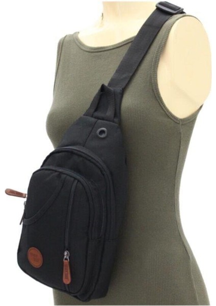 3474 Tek Omuz Askılı Sırt - Göğüs Çantası - Body Bag Seventeen