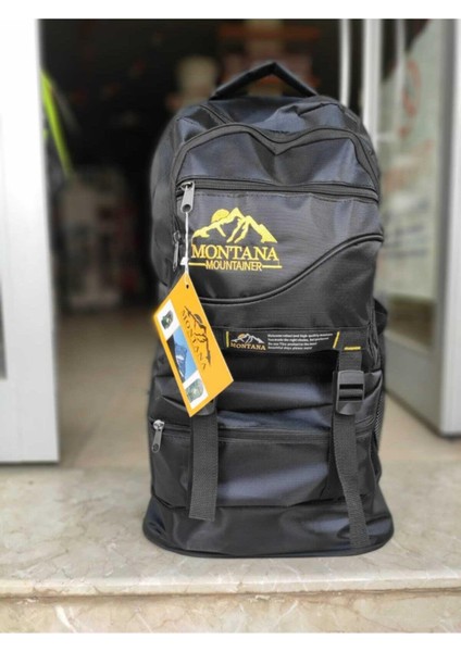 Elif Iş Eğitimi Montana Körüklü Dağcı Sırt Çantası 65 Litre Kapasiteli Kamp Çantası Montana