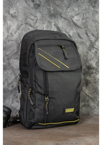 Çapraz Sırt Omuz Göğüs Su Geçirmez Askılı Uni Siyah Çanta 4926 fiyatları