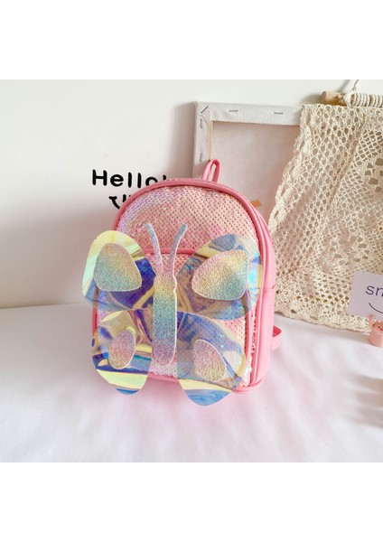 Yeni Kelebek Payet Anti-Kayıp Sevimli Çocuk Çantası (Yurt Dışından)