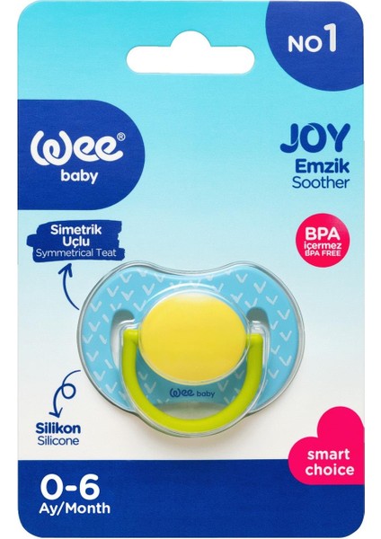 Joy Simetrik Uçlu Emzik No:1 - Mavi fırsatları
