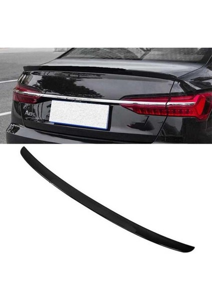 Audi A6 B9  2016-2021 Plastik Boyasız Spoiler