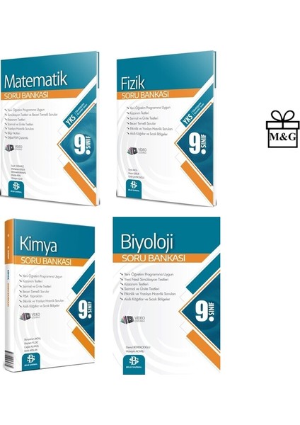 9. Sınıf Bilgi Sarmal Matematik Fizik Kimya Biyoloji Soru Bankası