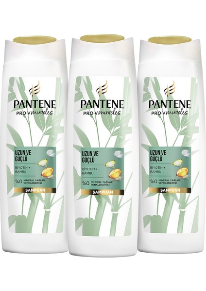 Uzun Ve Güçlü Şampuan, Bambu Ve Biyotinli, 400 Ml X 3 Adet fiyatları