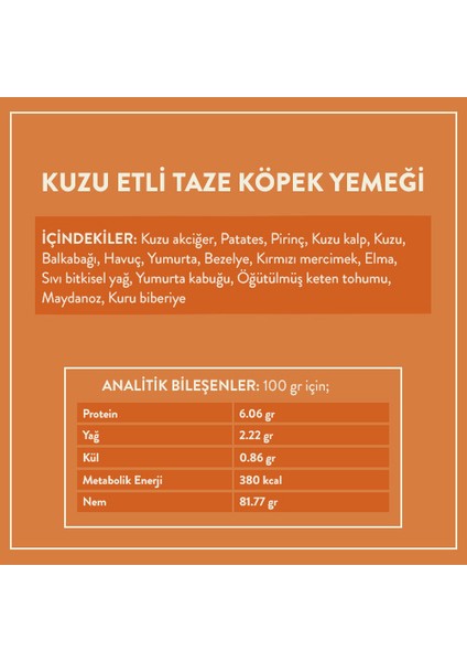 Yetişkin Köpek Maması 2,5 kg + Kuzu Etli Kito Fresh x 6