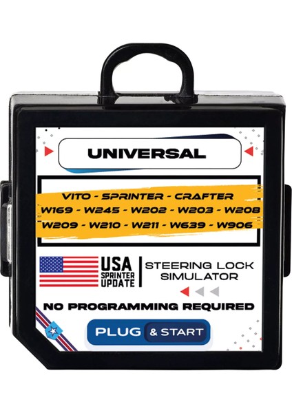 Mercedes Benz Esl Elv - Vw Crafter Modelleri ile Uyumlu Universal Direksiyon Kilidi Emülatörü Simülatörü fiyatları