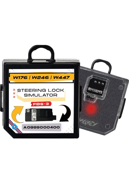 MB W176 - W246 - W447 Modelleri ile Uyumlu Elv Esl Direksiyon Kilidi Emulator Simülatörü