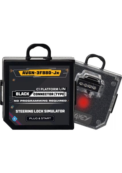 Ford Focus C-Max, Kuga, C1 Platform Line Modelleri ile Uyumlu Direksiyon Kilit Simülatörü Emülatörü