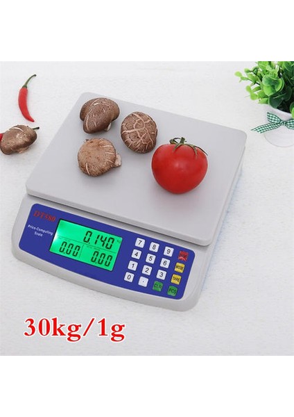 30KG / 1g Hassas LCD Ekran Dijital Ölçek Elektronik Denge Doğruluk Ağırlık Ev Mutfak Için Ölçekler (Yurt Dışından)