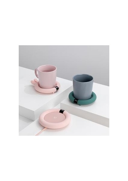 Urullife Kahve Isıtıcı Bardak Isıtıcı Akıllı Isıtıcı 3 Dişli Kupa Isıtma Coaster Ofis Masası Kullanımı Için, Kahve Süt Çay Hızlı Isıtma Kupası | Mats & Amp;pedler (Pembe) (Yurt Dışından)