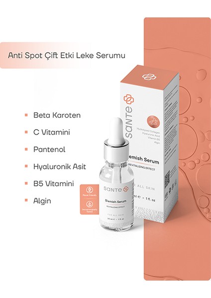 Leke ve Ince Çizgi Karşıtı Serum 30 ml