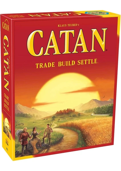 Catan Trade Build Settle Kutu Oyunu - Ingilizce Versiyonu (Yurt Dışından)