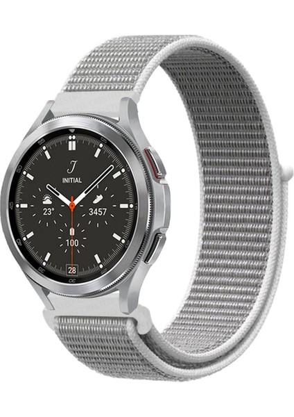 Watch 22MM Hasırlı Cırtcırtlı Kordon - Beyaz