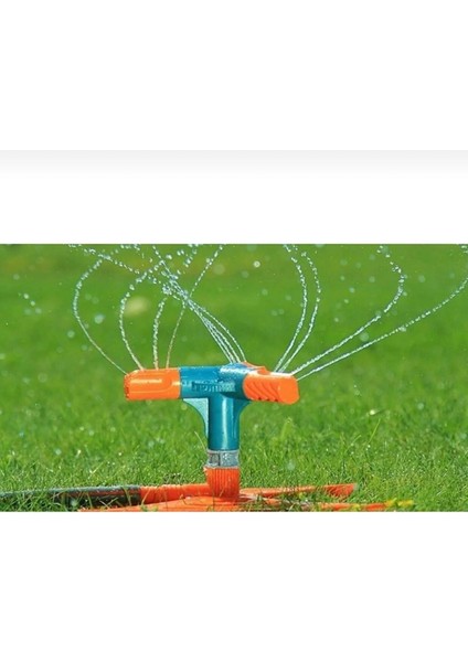 3lü Sprink Dönerli Sehpalı Turbo Bahçe Çim Sulama Fıskiyesi