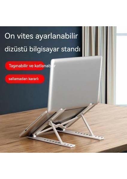 18 Inç Katlanır Kaldırma Masaüstü Tablet Dizüstü Tutucu Tabanı (Yurt Dışından)