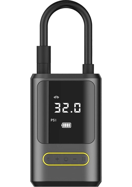 Kablosuz Şarj Mini Taşınabilir Bisiklet Araba Lastik Pompası (Yurt Dışından)
