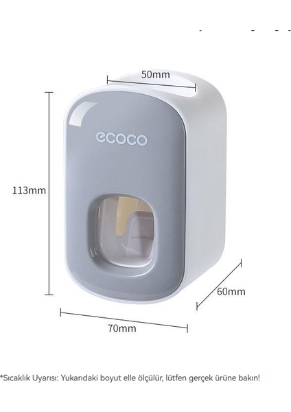 Ev Tipi Deliksiz Duvar Otomatik Diş Macunu Sıkacağı (Yurt Dışından) indirimleri