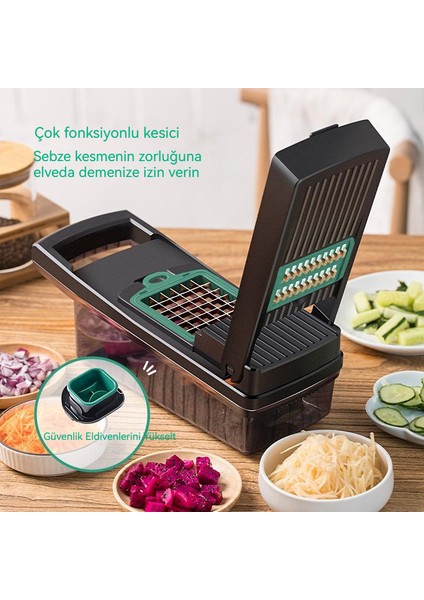 Yeni Çok Fonksiyonlu 15'li Mutfak Rendelenmiş Doğrayıcı (Yurt Dışından) fiyatları