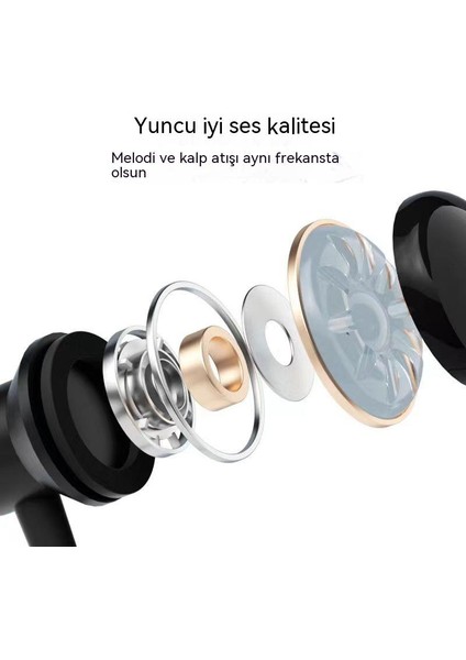 Spor Boyun Enc Gürültü Önleyici Kablosuz Bluetooth Kulaklık (Yurt Dışından)