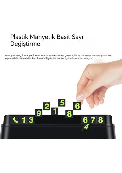 Geçici Park Numarası Plakası, Cep Telefonu, Araba Iç Dekorasyonu (Yurt Dışından)