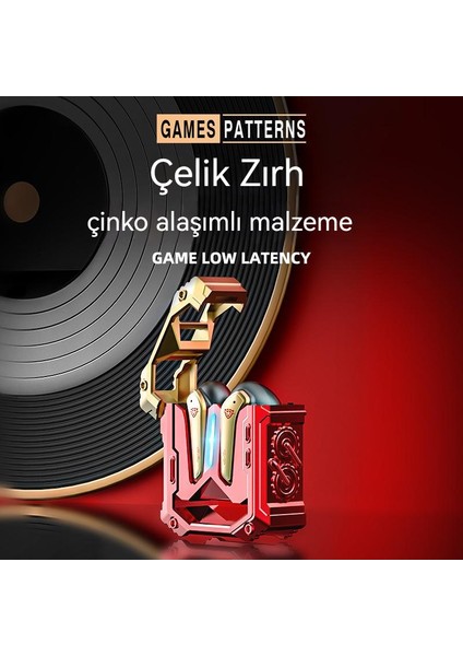 Metal Gürültü Önleyici Ultra Uzun Pil Ömrü Bluetooth Kulaklık Çift Mikrofon (Yurt Dışından)