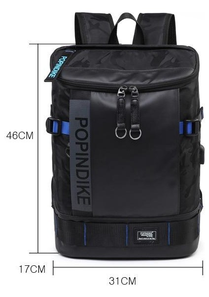 Erkekler Için Açık USB Seyahat Kanvas Sırt Çantası (Yurt Dışından) indirimleri