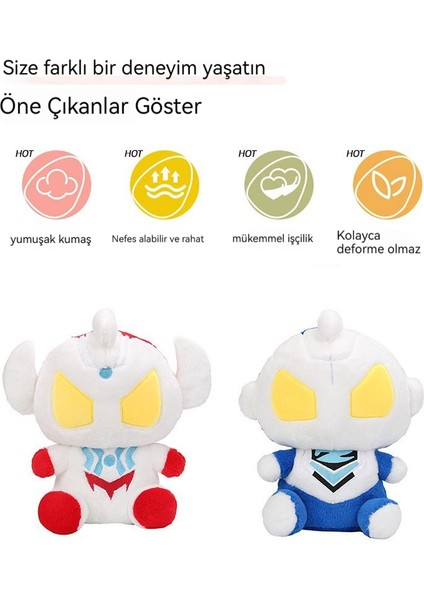 35CM Şirin Bump Man Serisi Peluş Oyuncaklar (Yurt Dışından)