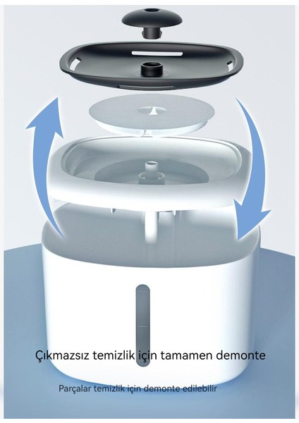 Otomatik Dolaşım Filtreleme Pet Akıllı Su Sebili (Yurt Dışından)