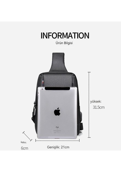 Erkek Messenger Günlük Su Geçirmez Omuz Çantası (Yurt Dışından) indirimleri