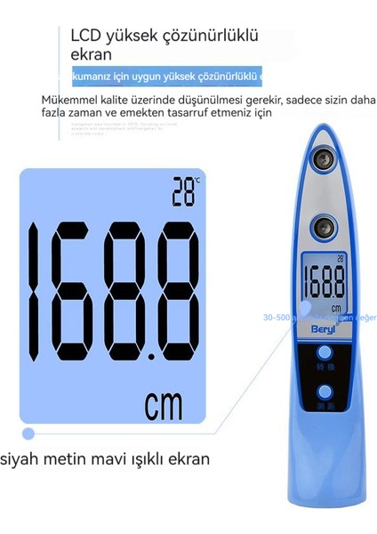 Yetişkin ve Çocuk Ev Tipi Elektronik Ultrasonik Yükseklik Ölçüm Cihazı (Yurt Dışından)