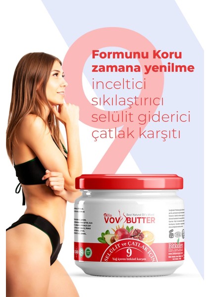 Vov Butter Bakım Kremi 9 Bitkisel Yağ Karışımı 190 Ml 9 Yağ Içeren Mix fiyatları