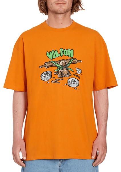 Turuncu Erkek T-Shirt A5212306_VOLCOM Fa Todd Bratrud Lse