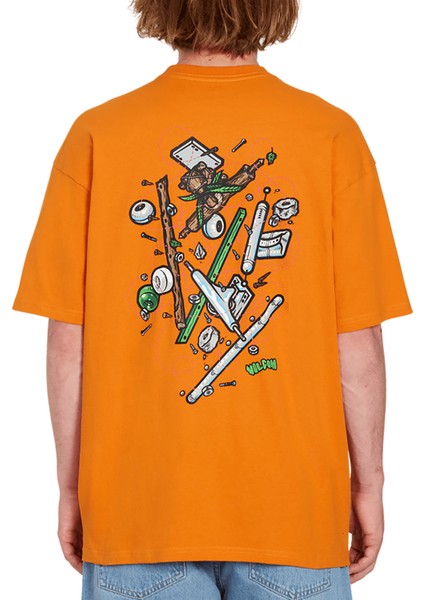 Turuncu Erkek T-Shirt A5212306_VOLCOM Fa Todd Bratrud Lse