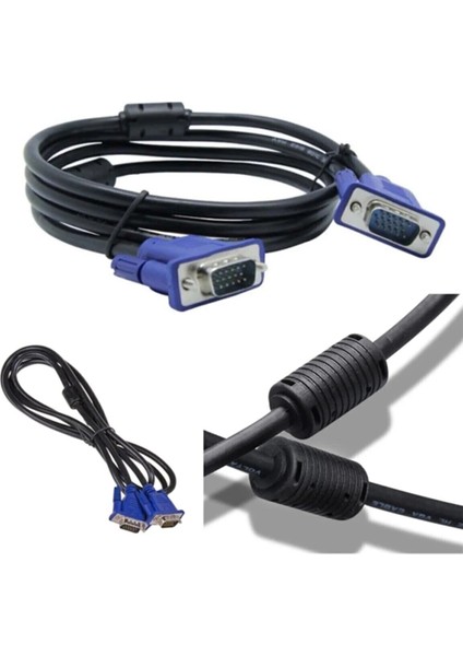 APX-VGA02 1,5 Metre VGA Görüntü Kablosu 1.5 Metre Monitör Kablosu VGA Kablo fiyatları