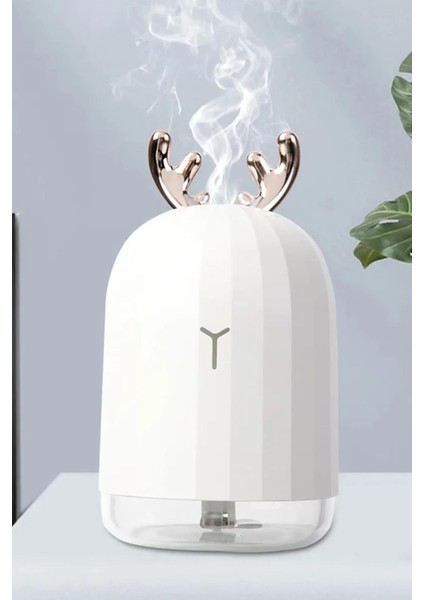 Geyikli Led Işıklı Hava Nemlendirici Buhar Makinesi Lovely Humidifier