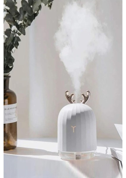 Geyikli Led Işıklı Hava Nemlendirici Buhar Makinesi Lovely Humidifier