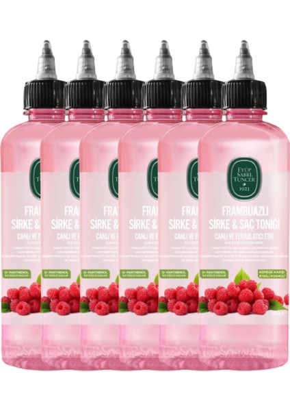 Frambuazlı Sirke & Saç Toniği 500 ml x 6 Adet