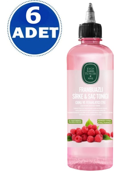 Frambuazlı Sirke & Saç Toniği 500 ml x 6 Adet