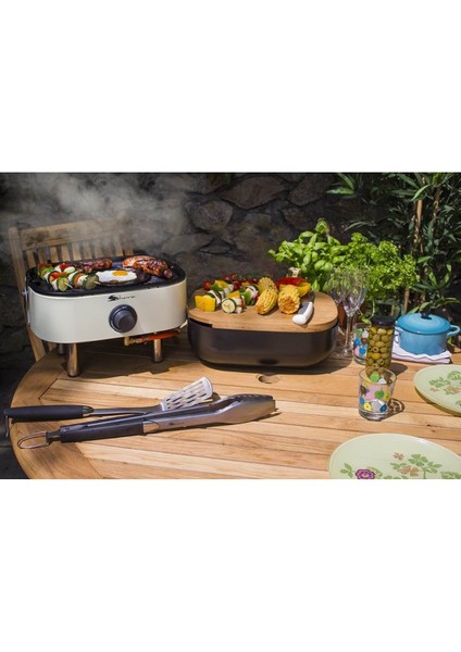 Outdoorchef Portatif Sahara Krem Mini Barbekü modelleri