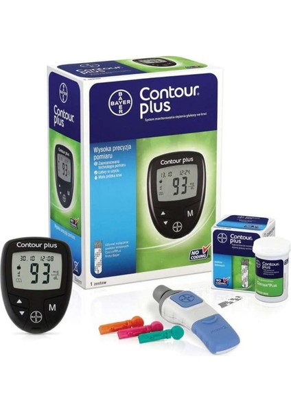 Plus Seker Ölçüm Cihazı + Contourplus Strip