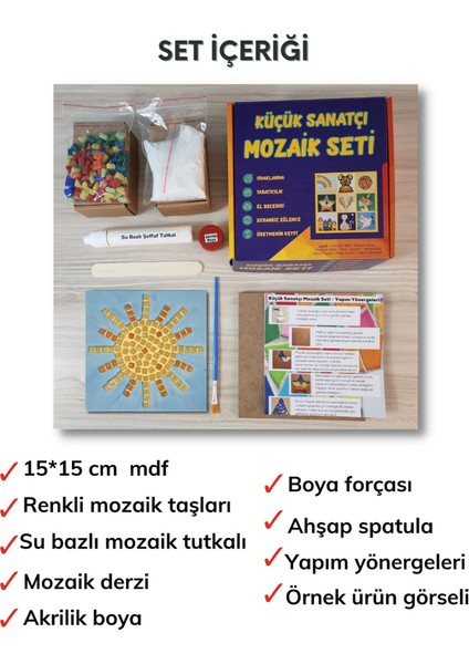 Çocuk Mozaik Seti-Dikkat ve El Becerisi Geliştirici Sanatsal Eğitici Oyuncak Unicorn/pony indirimleri