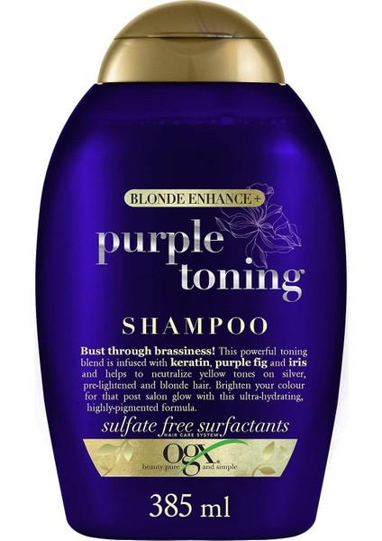 Turunculaşma Karşıtı Mor Şampuan, 385 Ml